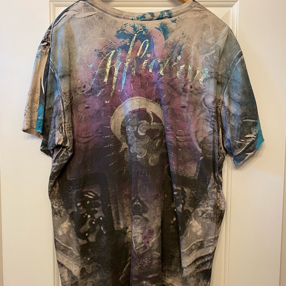 Vintage Affliction Royalty T-Shirt - Picture 4 of 6